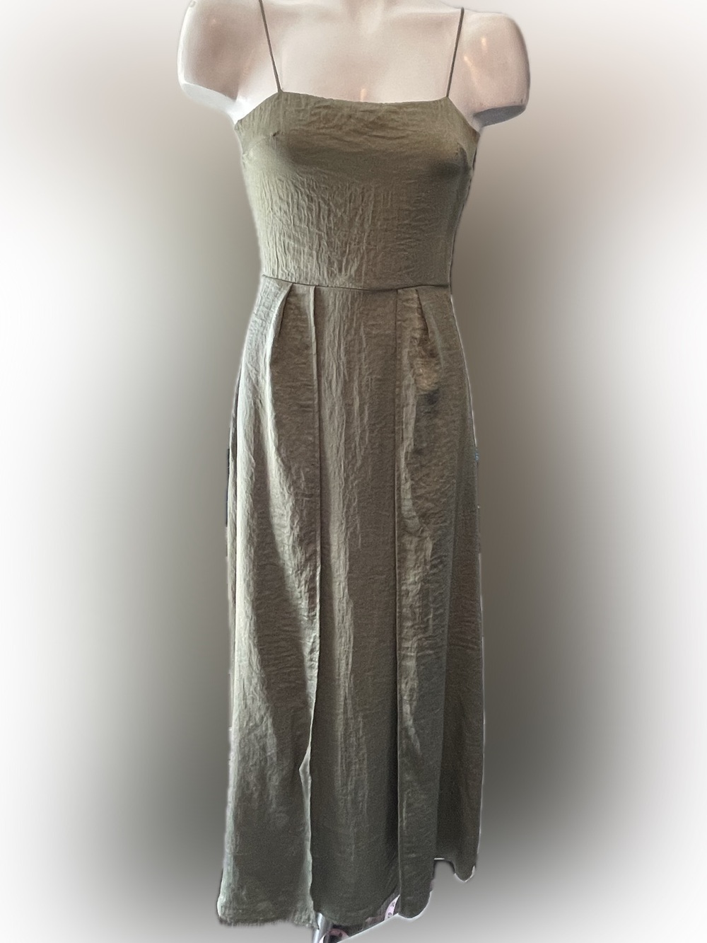 Lucy in the Sky Taupe Pleated Maxi Skirt